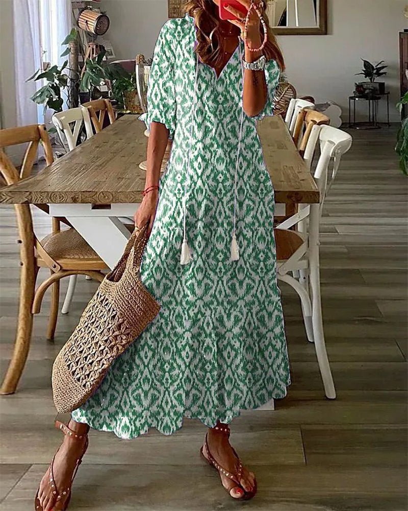 LUNA | BOHO MIDI-KLEID FÜR EINEN UNGEZWUNGENEN LOOK
