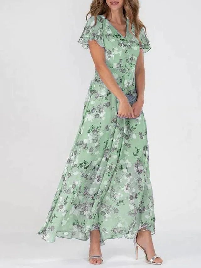 ZURI | ELEGANTES UND FLIEßENDES KLEID MIT FIGURBETONENDEM EFFEKT
