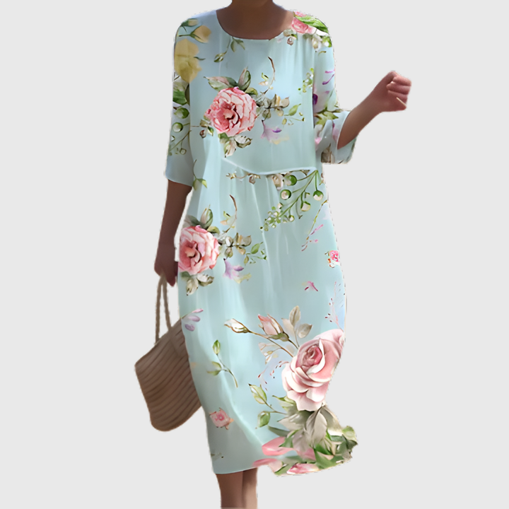 Greta | Fließendes langes Kleid – chic und bequem