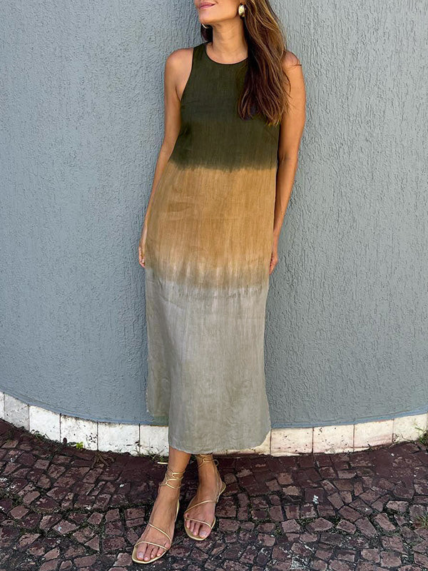 Heather - Lässiges Gradient Kleid