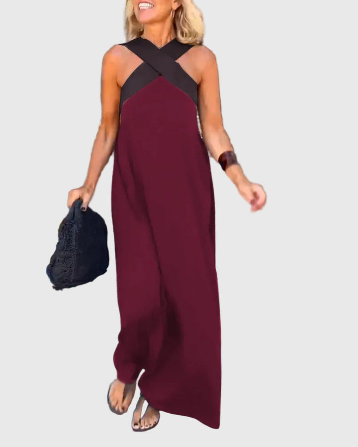 Elena | Elegantes und fließendes Maxikleid
