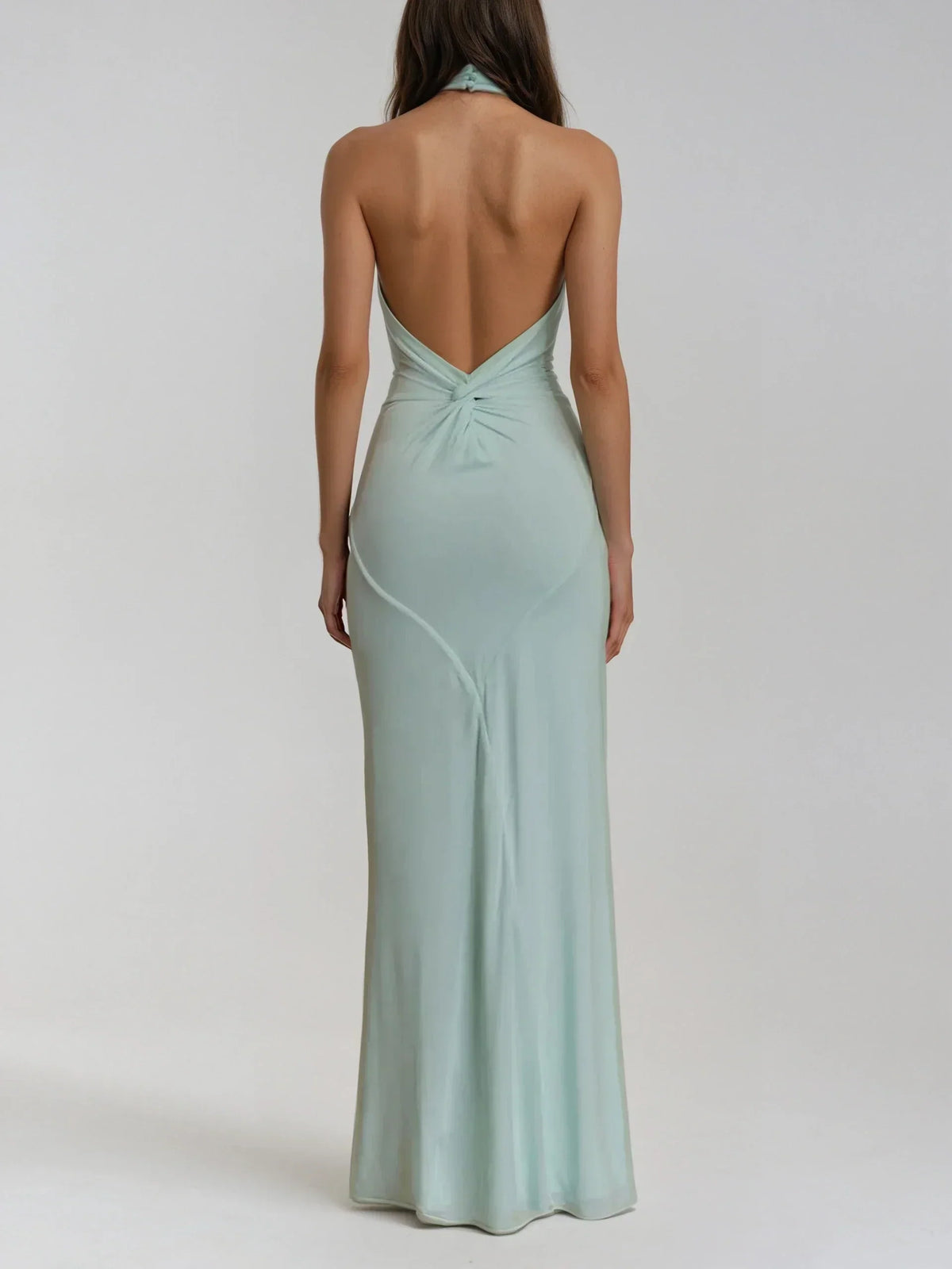 JANA | Elegantes Halterneck Maxikleid für Hochzeitsgäste