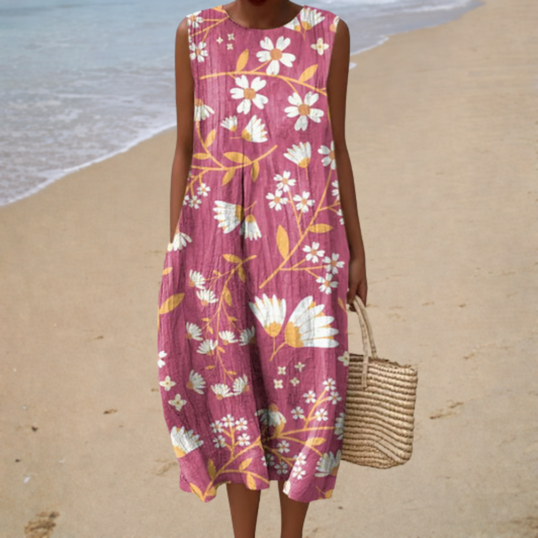Katharina | Bequemes ärmelloses Sommerkleid