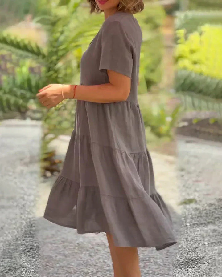Bexley - Lässiges Sommerkleid mit V-Ausschnitt