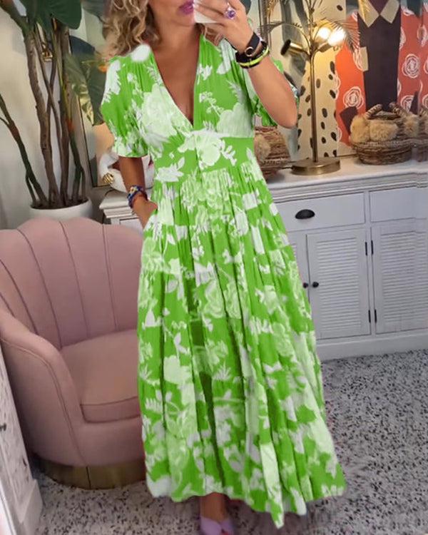 Floriana - Vibrante Blumenkleid