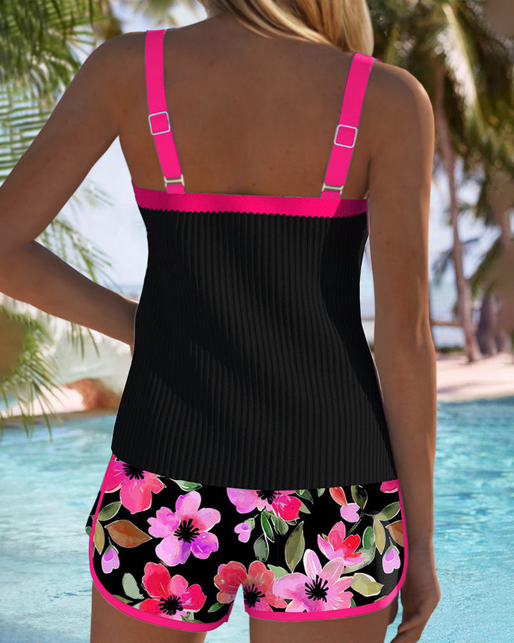 Rose | Eleganter zweiteiliger Tankini
