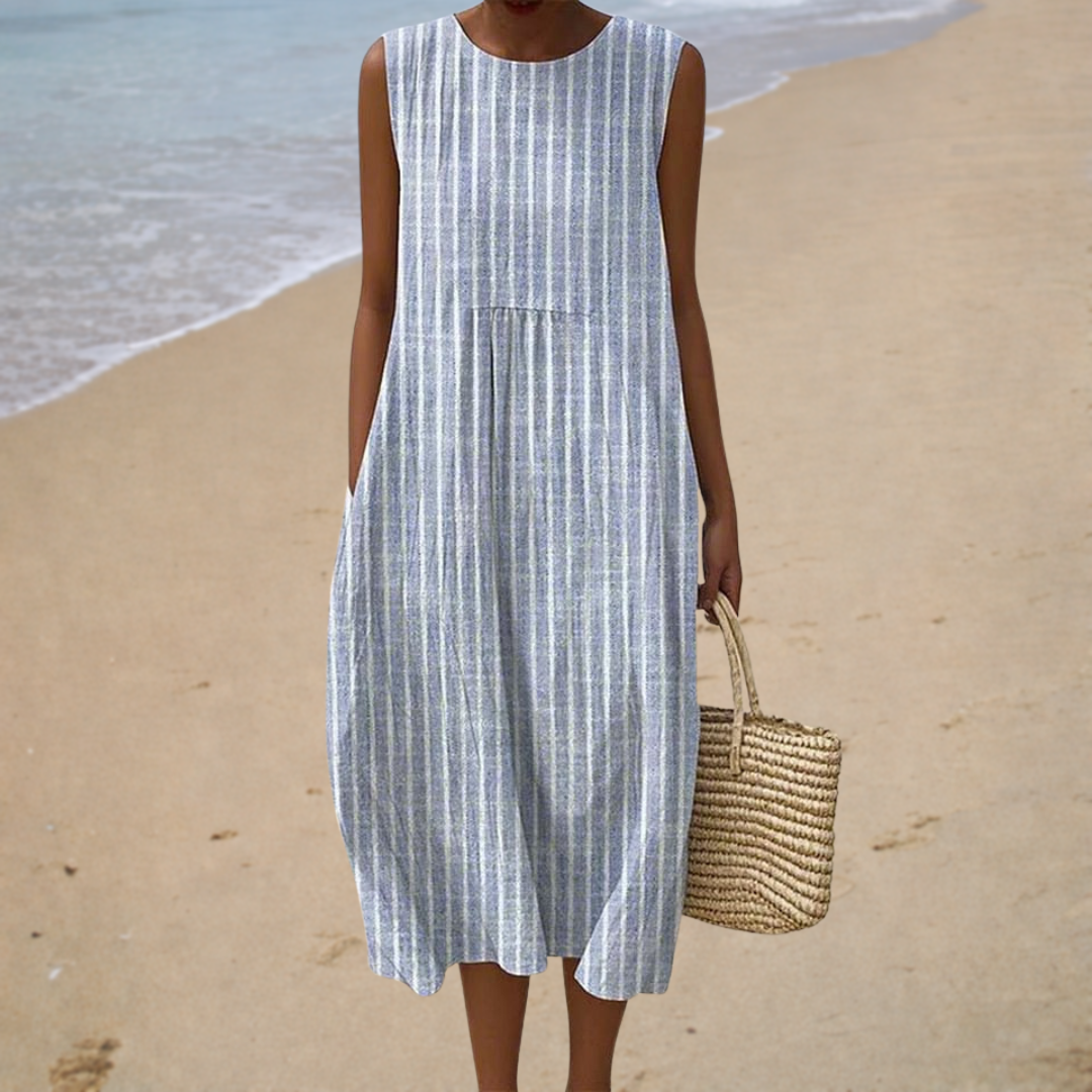 Frieda | Bequemes ärmelloses Sommerkleid