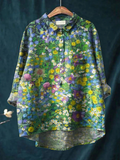 Ida | Legere Damenbluse im floralen Vintage-Stil