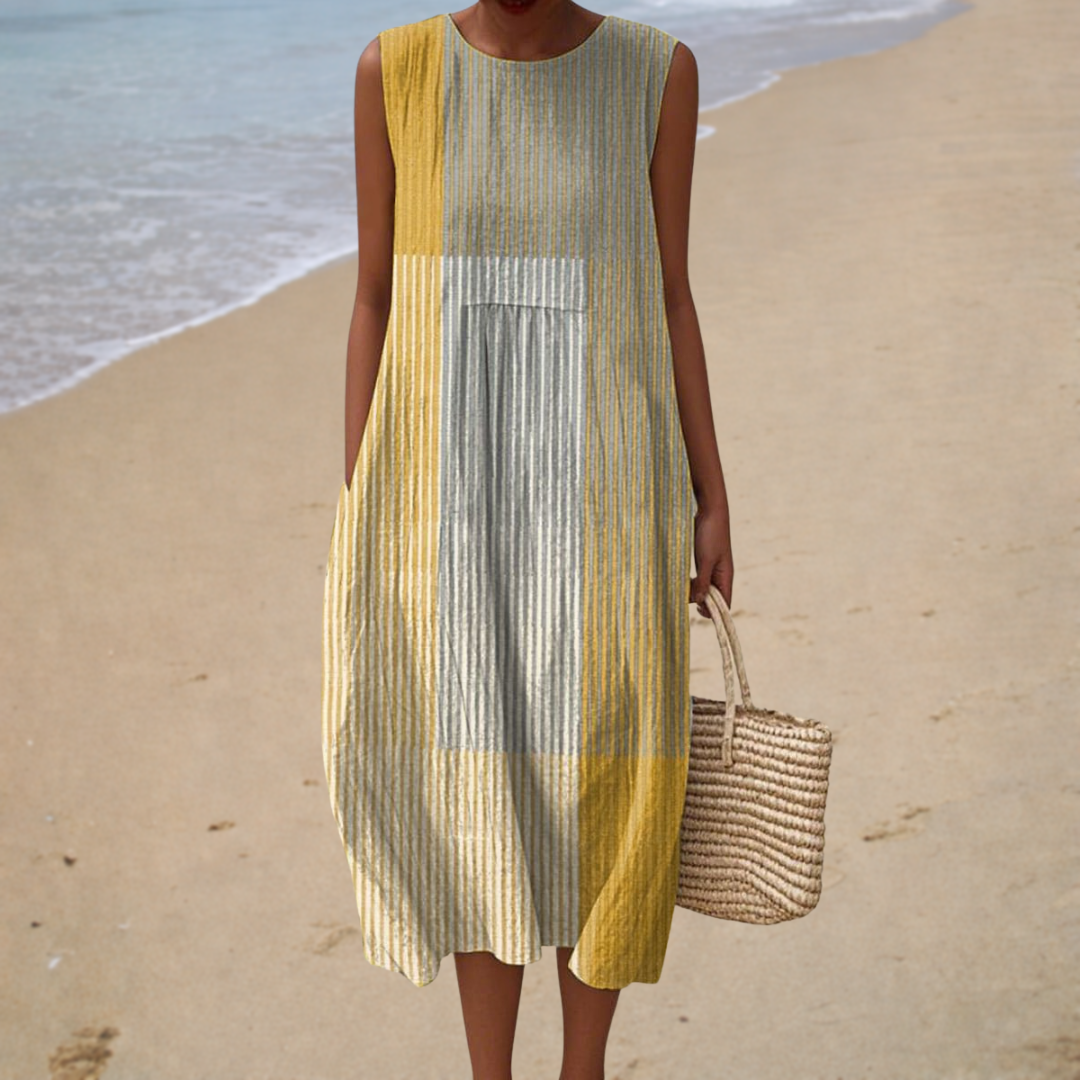 Lena | Bequemes ärmelloses Sommerkleid