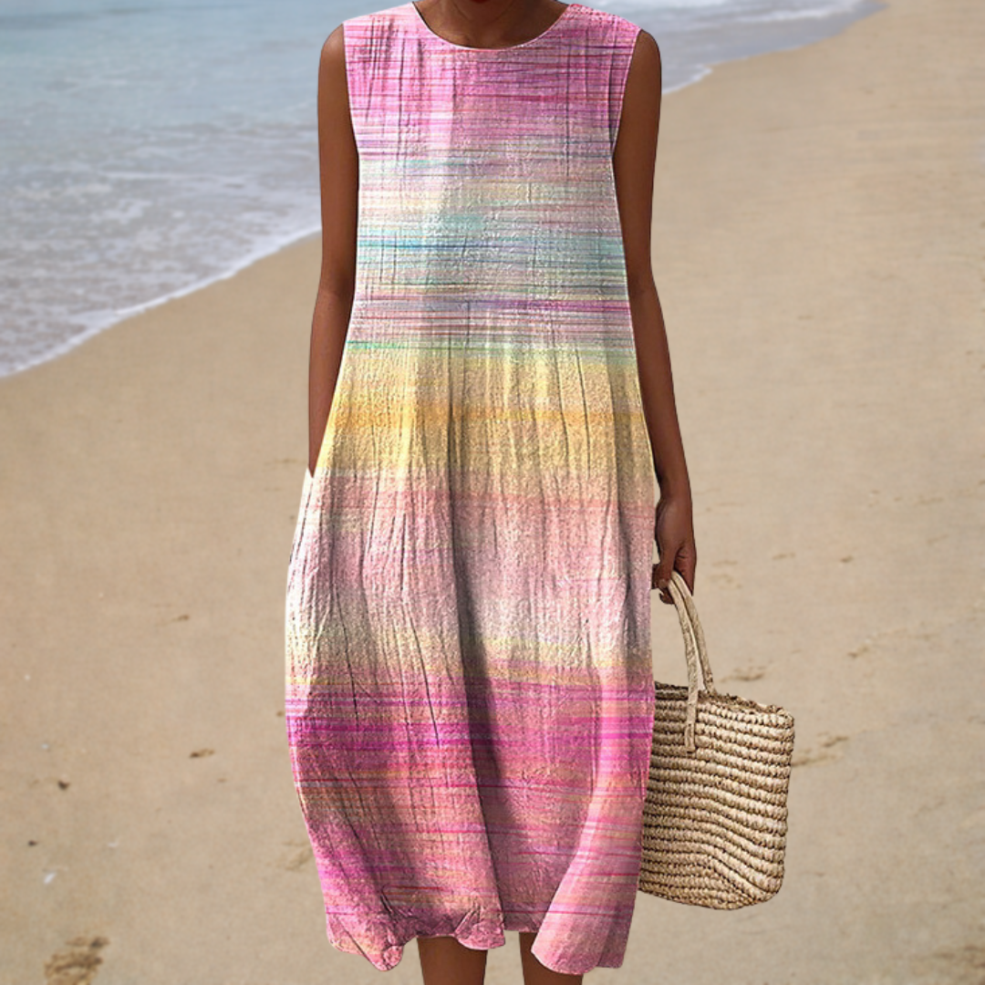 Johanna | Bequemes ärmelloses Sommerkleid