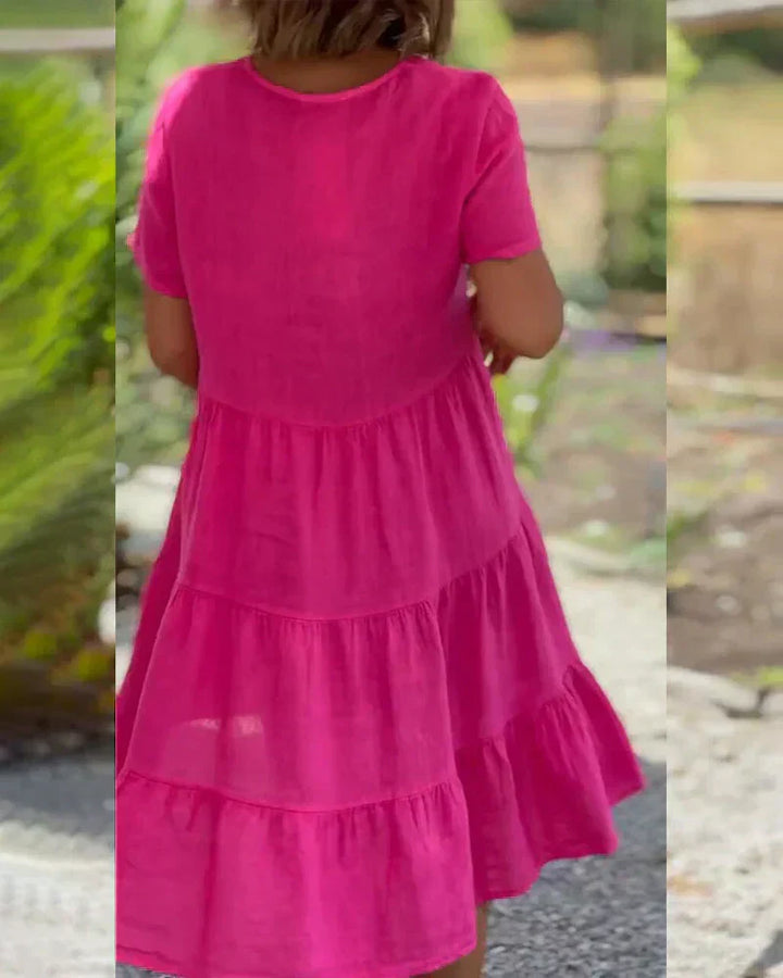 Bexley - Lässiges Sommerkleid mit V-Ausschnitt