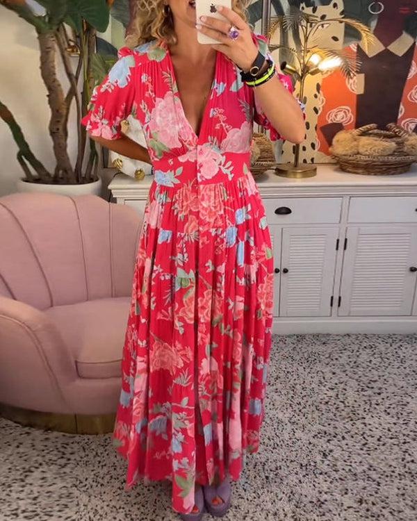 Floriana - Vibrante Blumenkleid