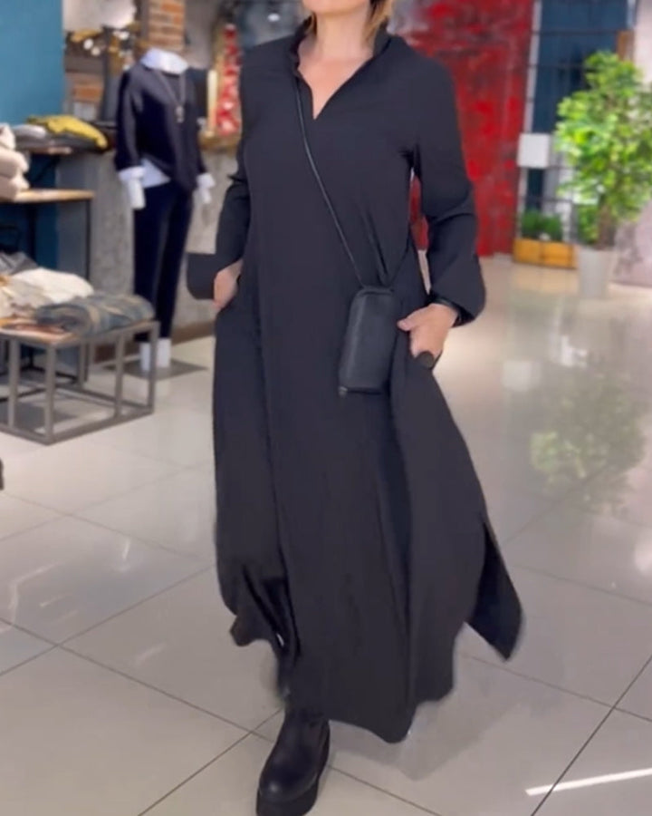 Sylvie - Weit geschnittenes Maxikleid