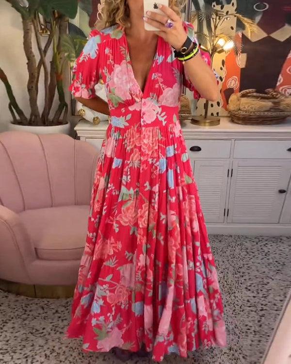 Floriana - Vibrante Blumenkleid