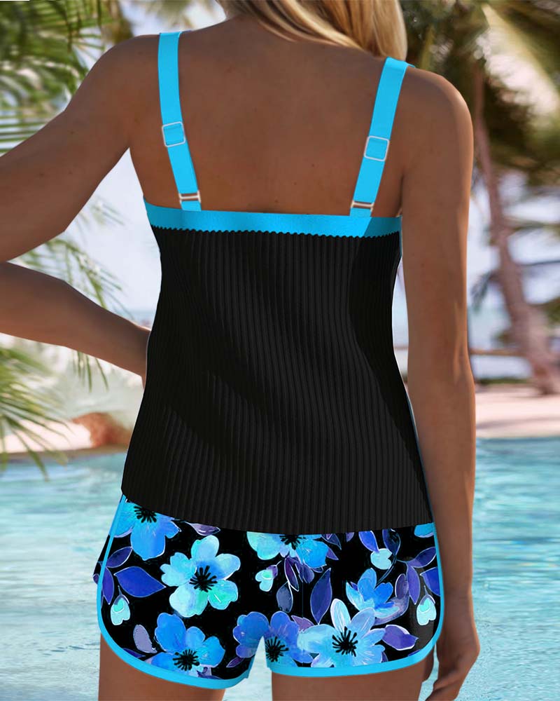 Rose | Eleganter zweiteiliger Tankini
