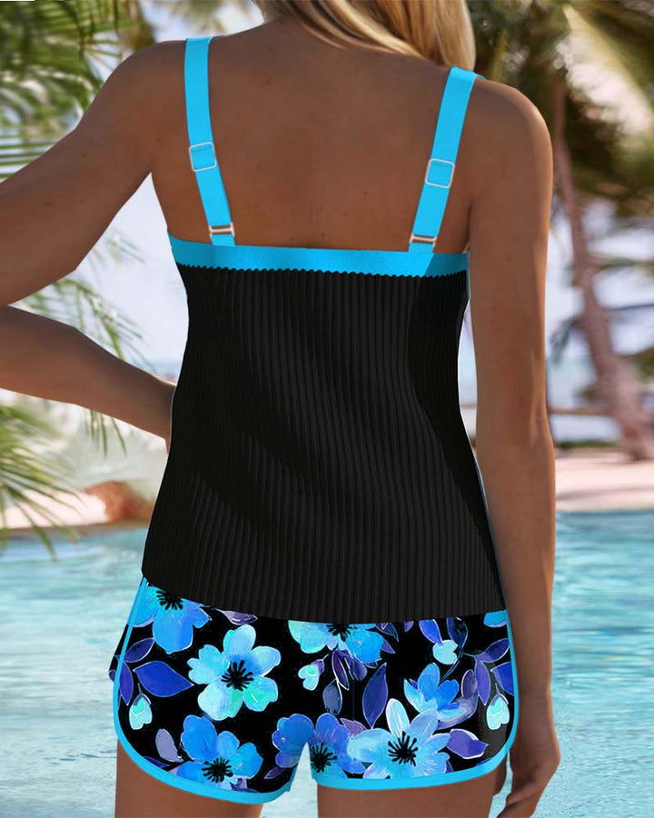 Rose | Eleganter zweiteiliger Tankini