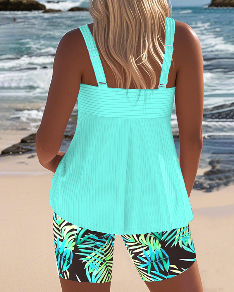 Theresa | Farbenfrohes Tankini-Set