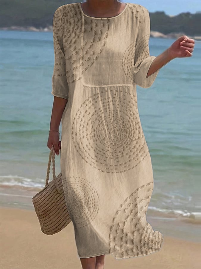 Theresa | Legeres besticktes Damenkleid