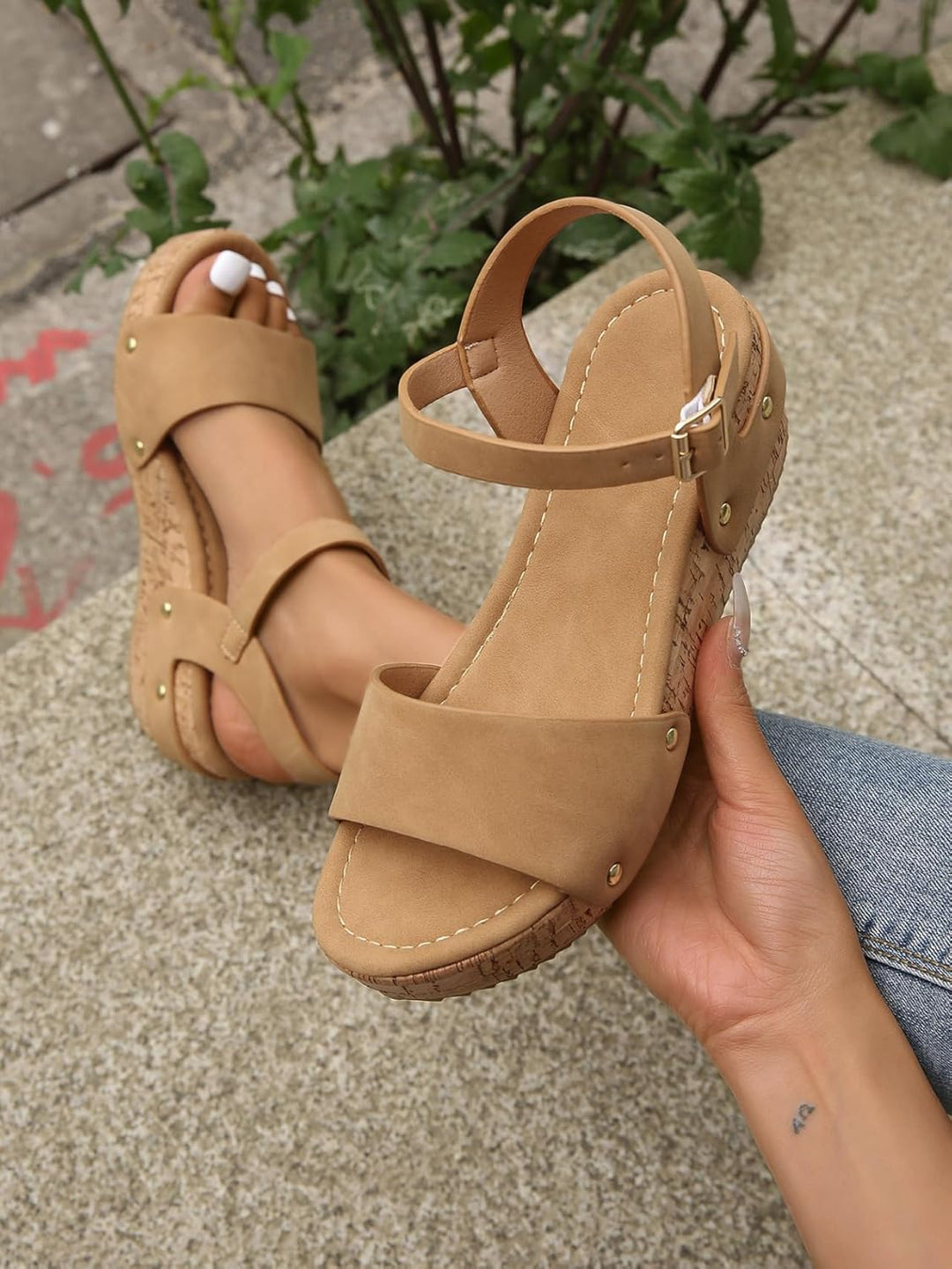 Eva-Rieke | Elegante Keilsandalen