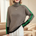Eleanor | Hochkragen Herringbone Luxe