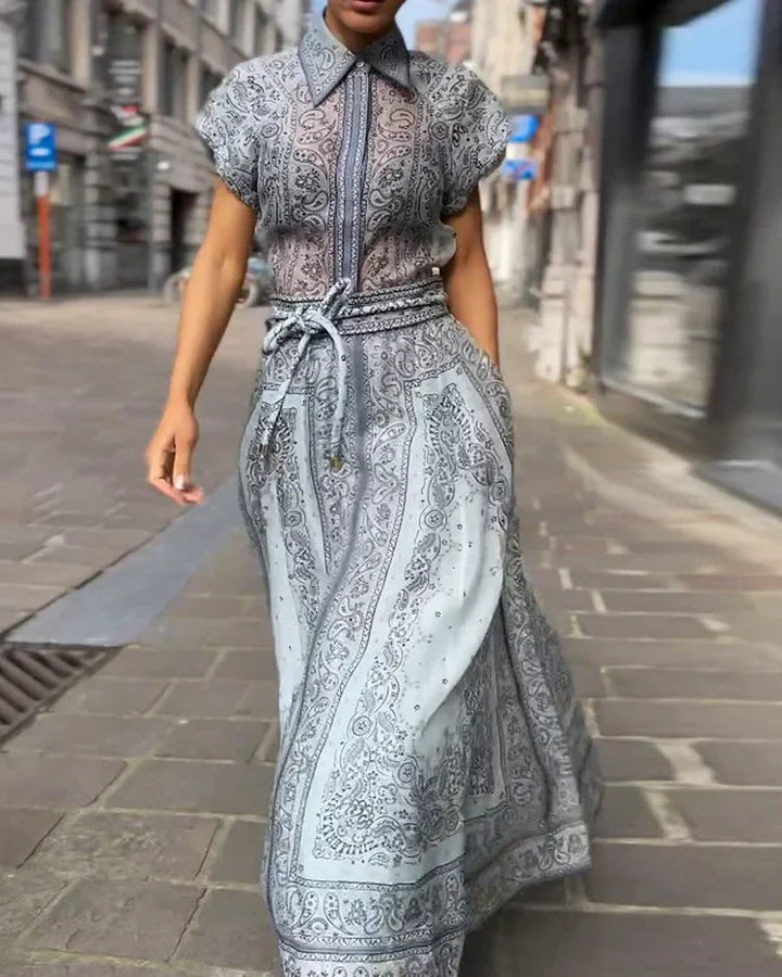 Adele - Bohemian Print Zweiteiliges Ensemble