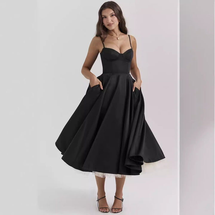 YLIANA | Romantisches Midikleid für die Sommerhochzeit