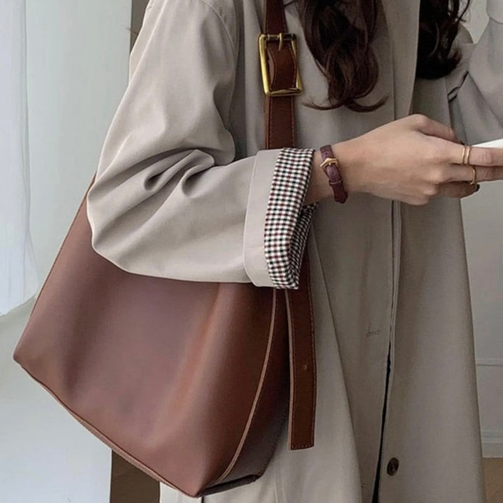 Stacy™ | Elegante Lederhandtasche