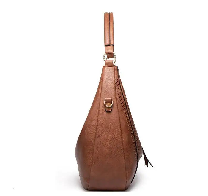 Michelle™ | Lässige Lederhandtasche