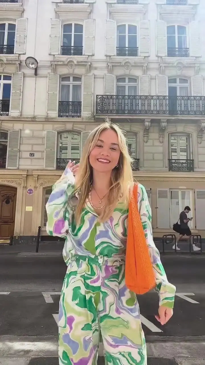 Zyra - Ensemble Bedrucktes Tourbillon Kühn