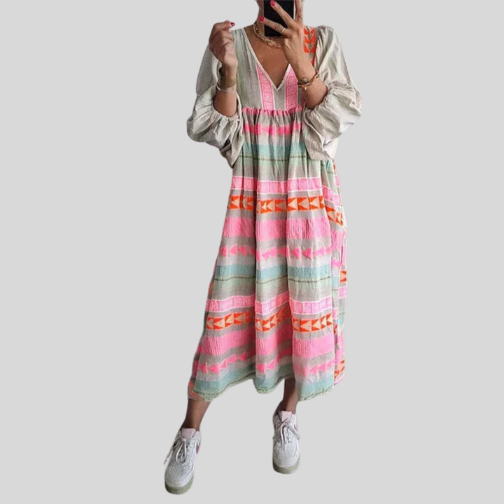 Jessenia - Bequeme Boho-Kleid