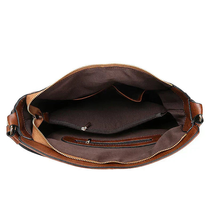 Lisa™ | Zeitloser Lederhandtasche