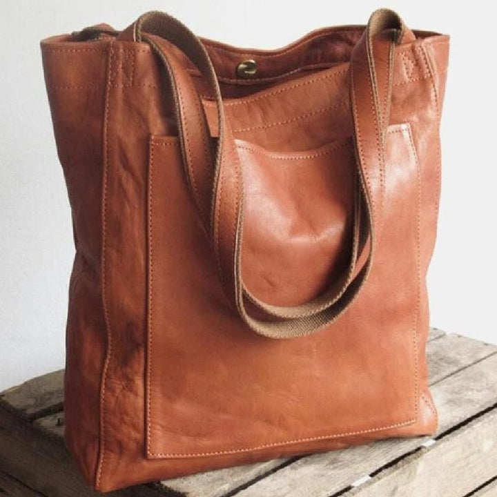 Kimberly™ | Klassische Lederhandtasche