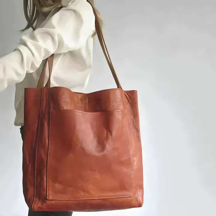 Kimberly™ | Klassische Lederhandtasche