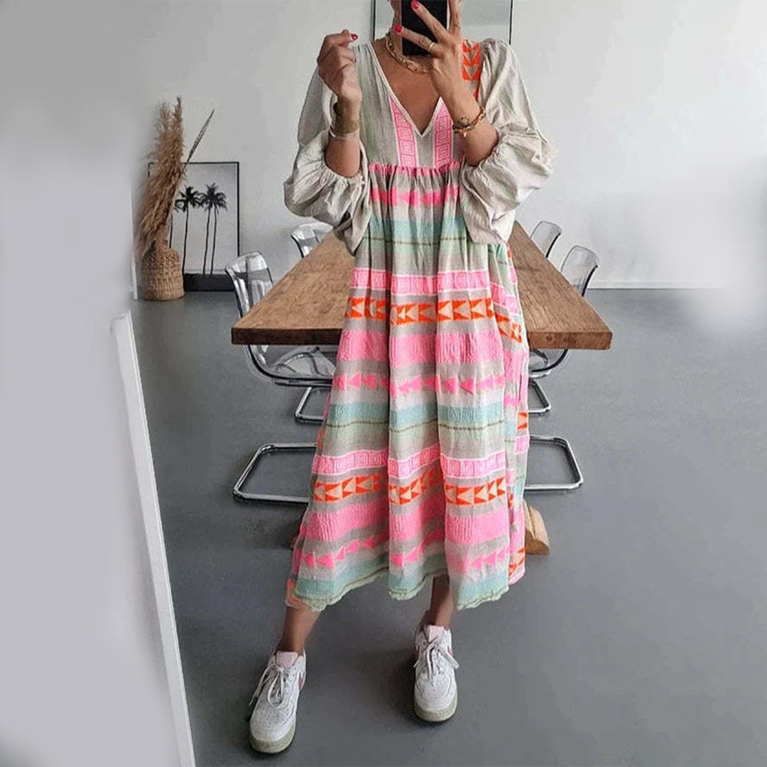 Jessenia - Bequeme Boho-Kleid