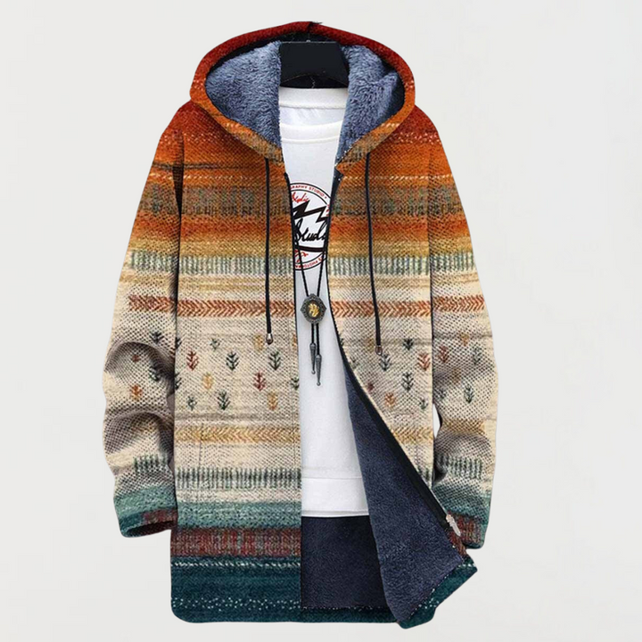 Herbststreifenjacke