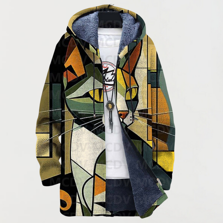 Sweater mit geometrischem Muster für Katzen