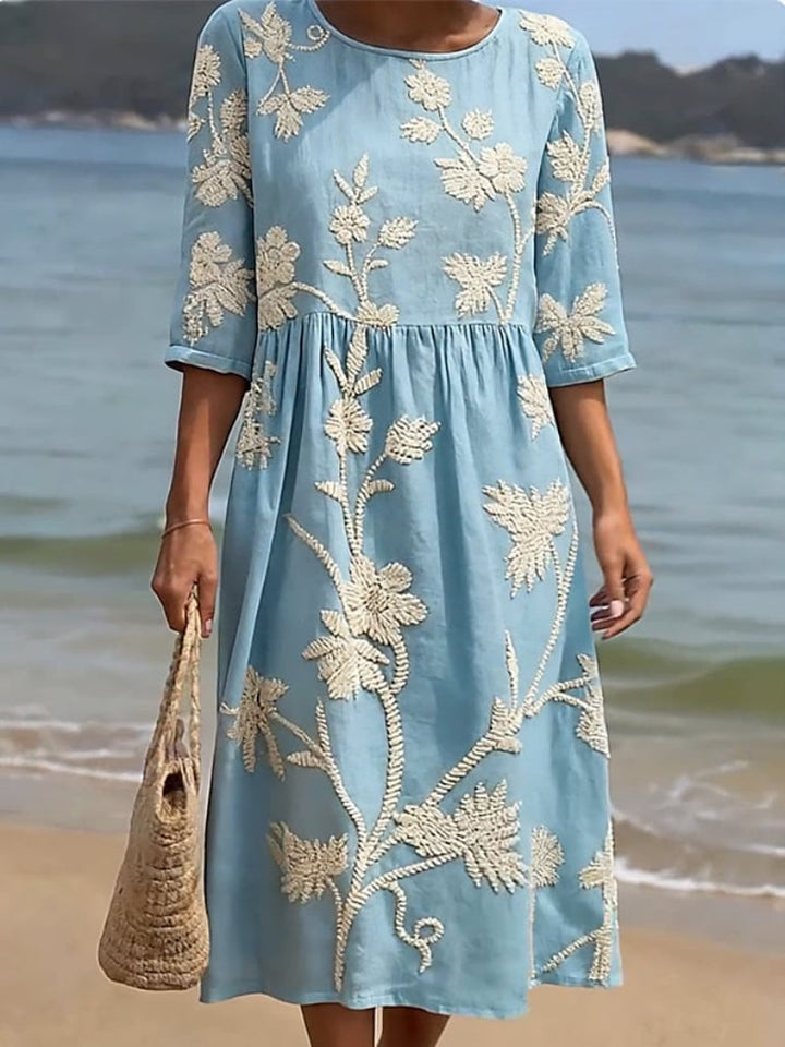 Sophie | Legeres Damenkleid mit Blumenmuster