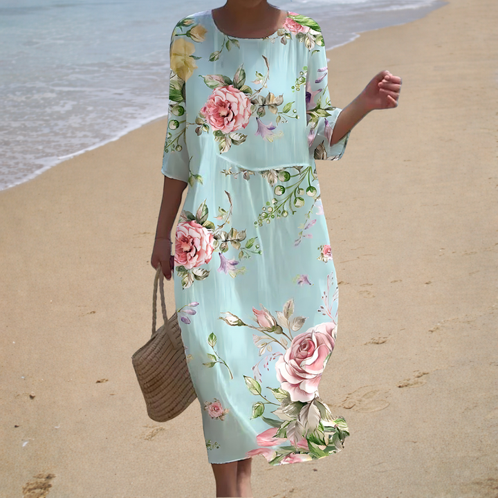 Greta | Fließendes langes Kleid – chic und bequem