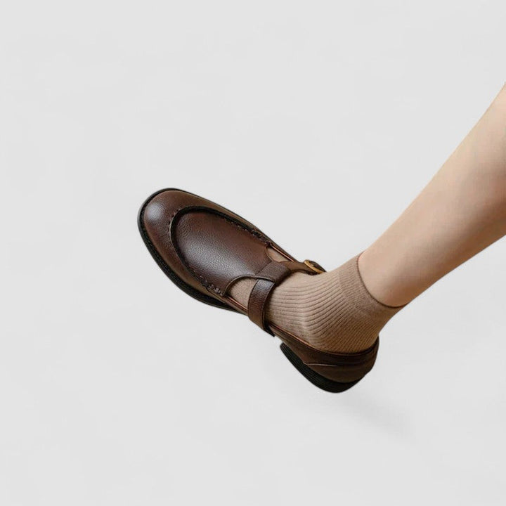 Zhelynne | Orthopädische Mary Jane Schuhe mit quadrater Spitze