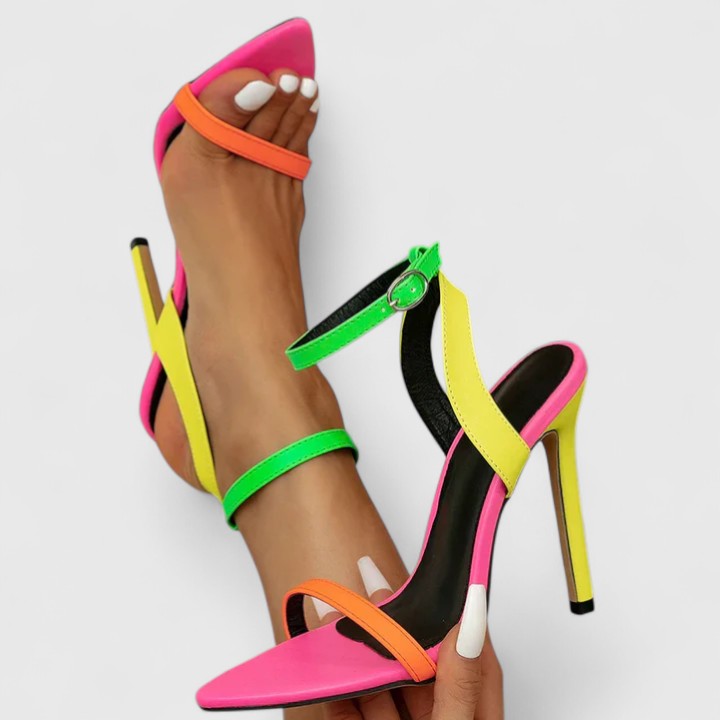Olive - Pumps mit Stiletto-Absatz