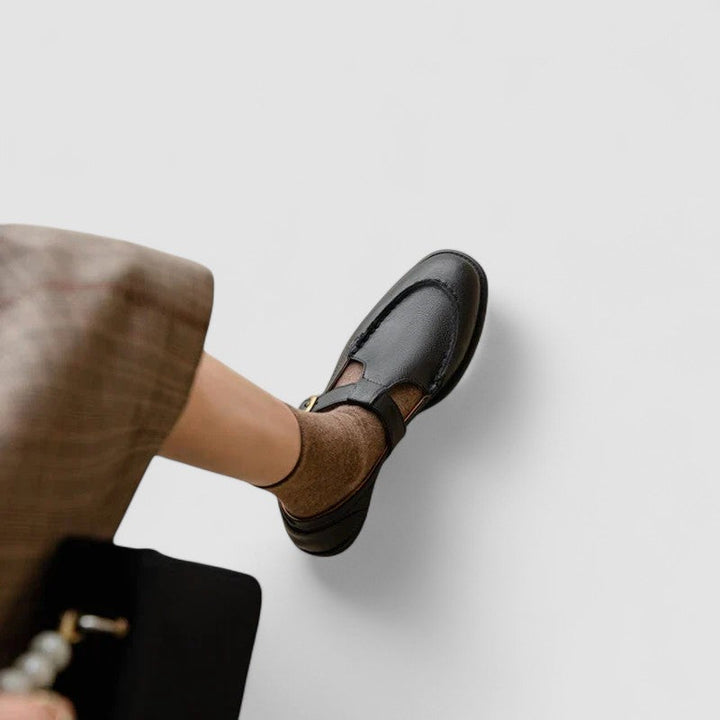 Zhelynne | Orthopädische Mary Jane Schuhe mit quadrater Spitze