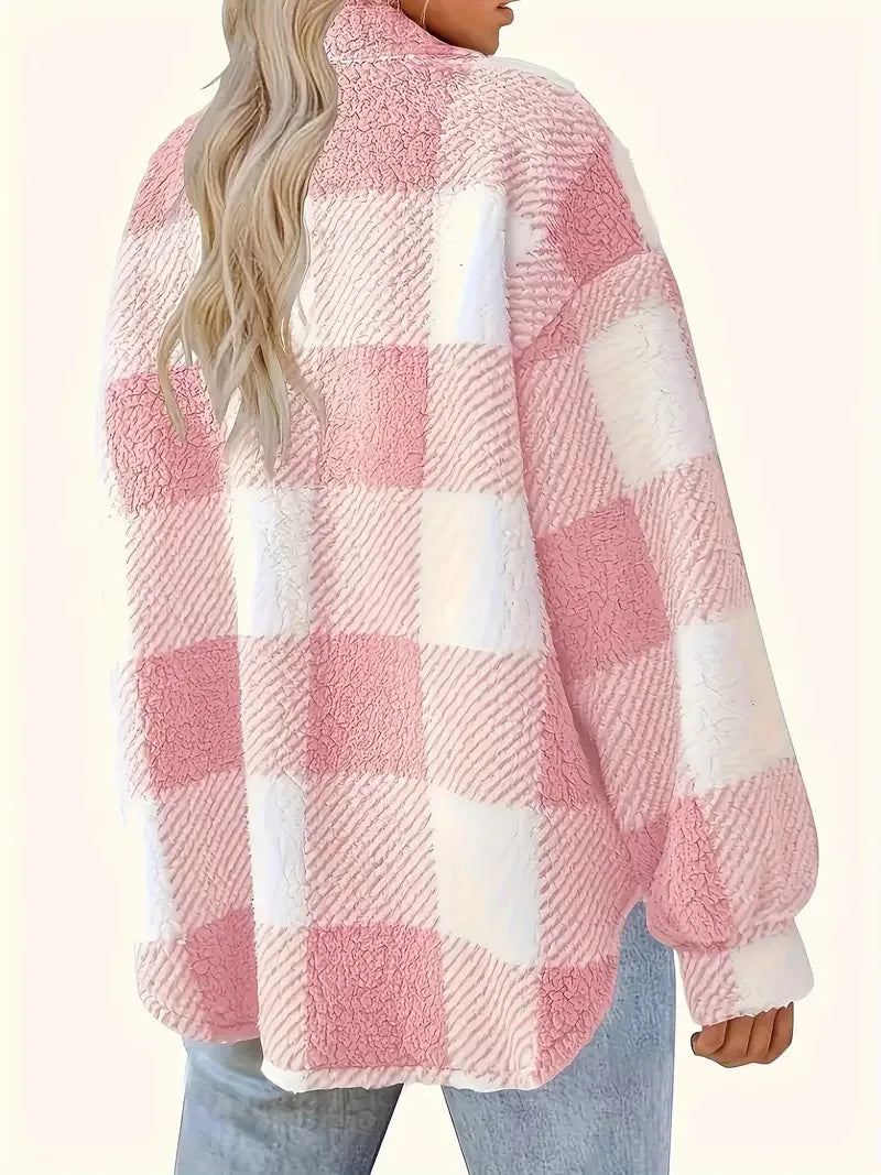Martin | Elegante Karierte Fleecejacke