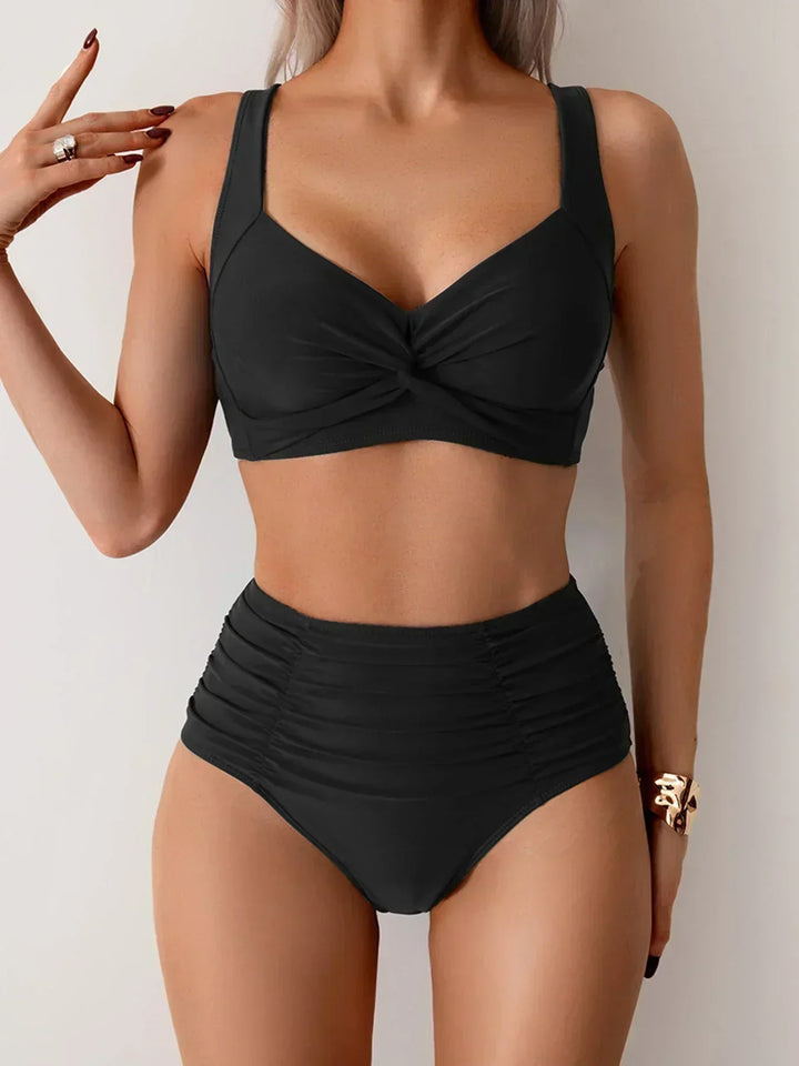 Magdalena | Sommerliches High-Waist-Bikini-Set