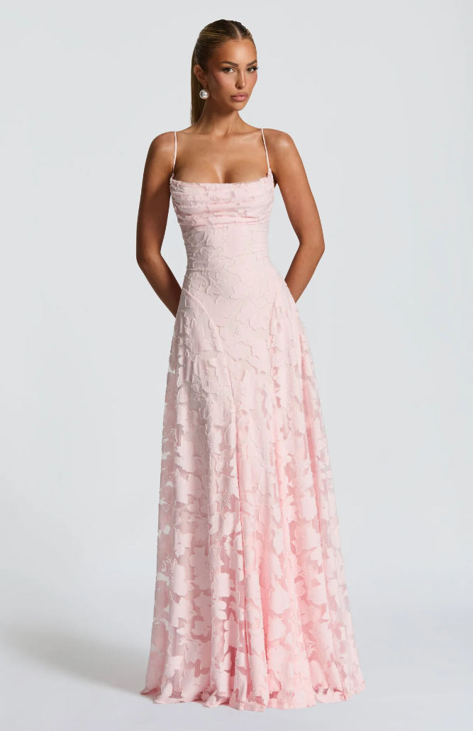 SOFIA | Elegantes Spitzen Maxikleid für Hochzeitsgäste