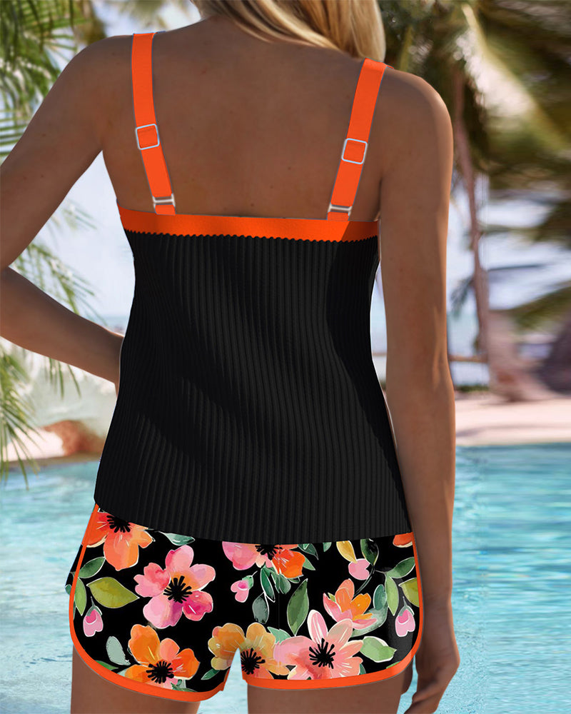 Rose | Eleganter zweiteiliger Tankini