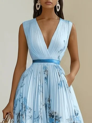 YVETE | Elegantes Wickelkleid für Hochzeitsgäste