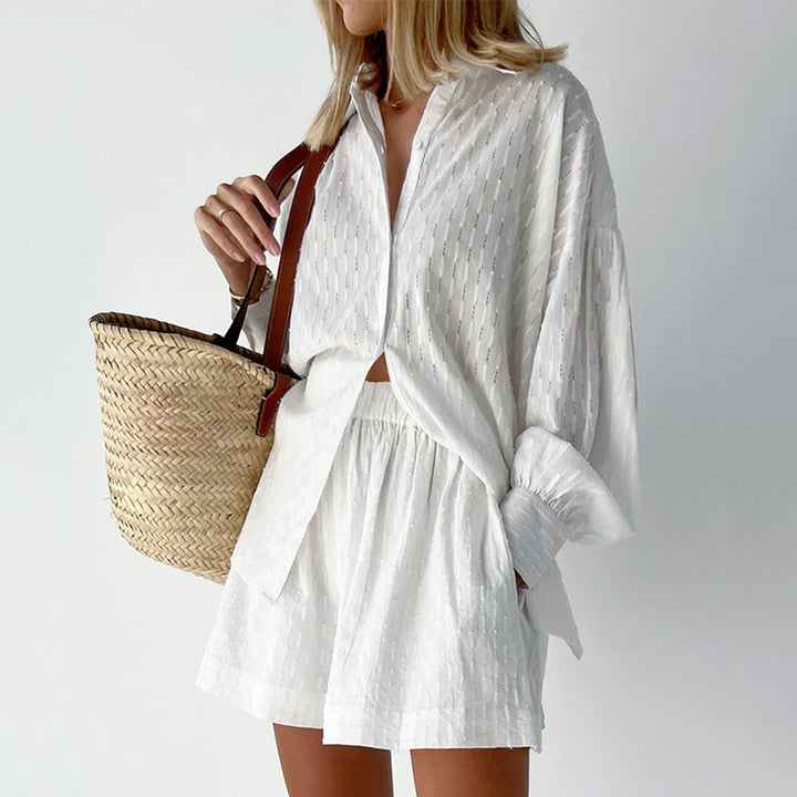 Elizabeth - Leichtes Hemd- und Shorts-Ensemble