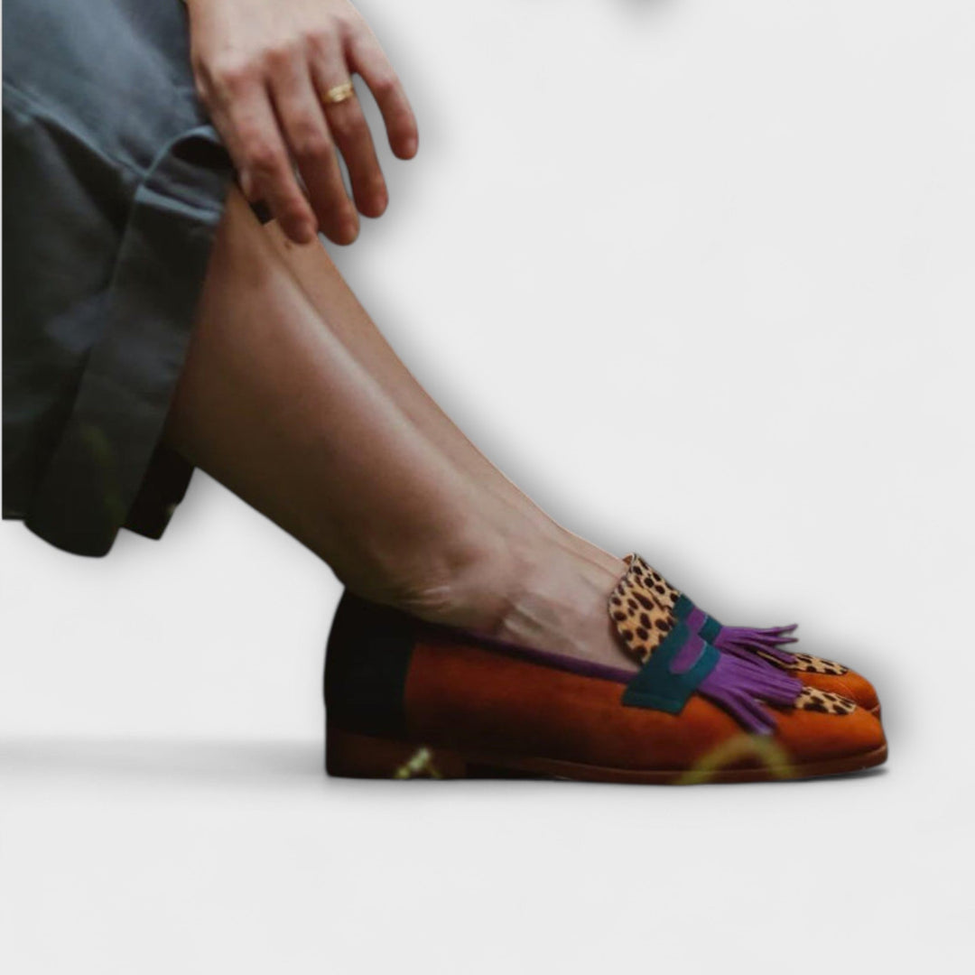 Fallon™ | Mokassin Braun Leopard