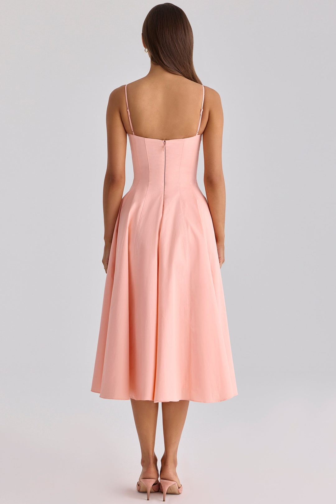 JASMYN | Fließendes Midikleid für die Sommerhochzeit