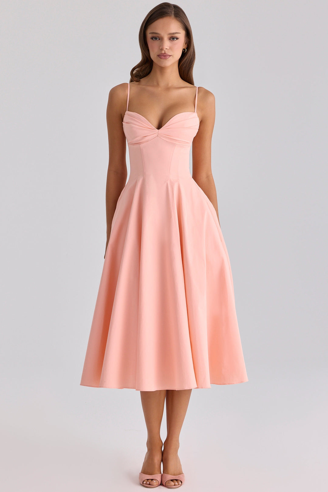 JASMYN | Fließendes Midikleid für die Sommerhochzeit